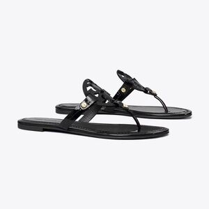 Tory Burch Miller in Patent Black Size 10